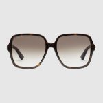 Rectangular frame sunglasses